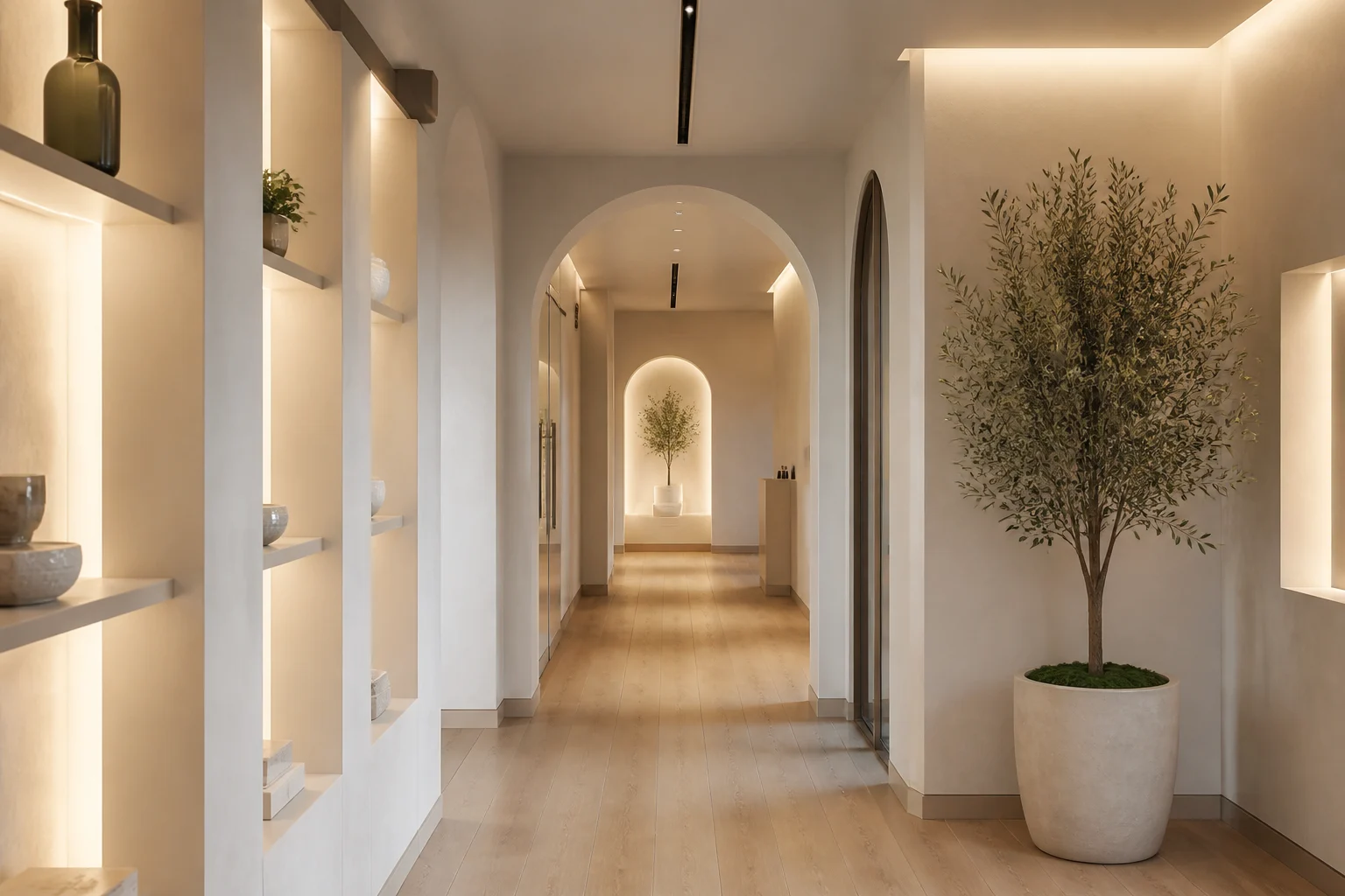 Liora Aesthetics hallway